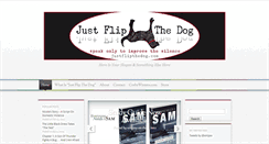 Desktop Screenshot of justflipthedog.com