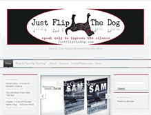 Tablet Screenshot of justflipthedog.com